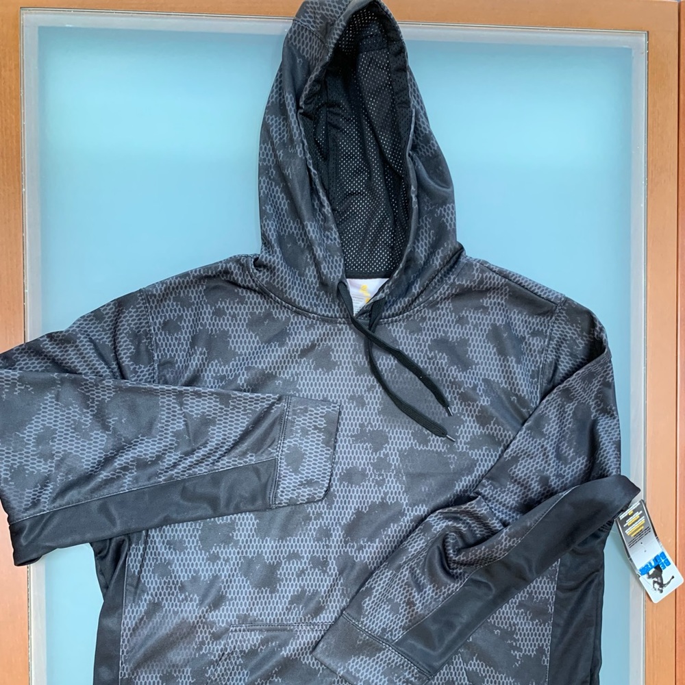 NWT Mens Gray Sports Hoodie L